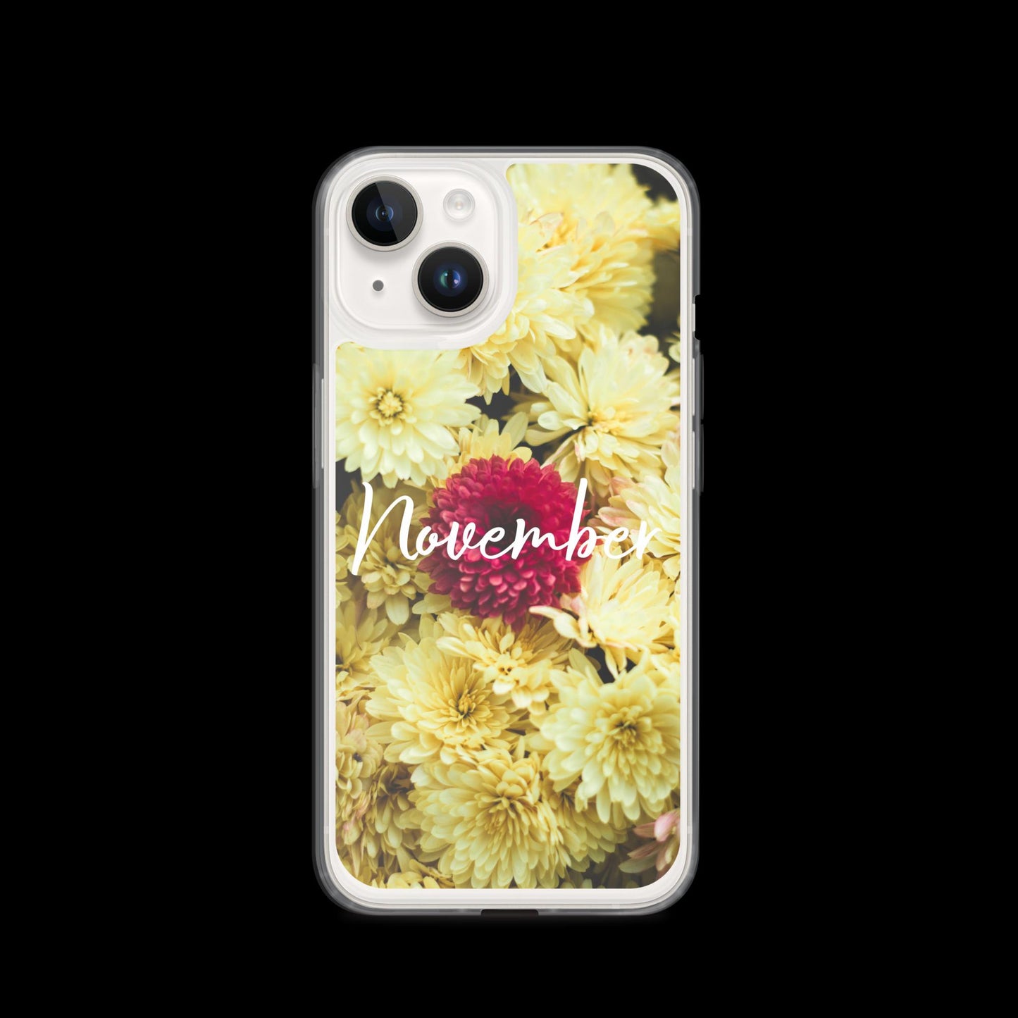 November Birth Flower Clear Case for iPhone®.