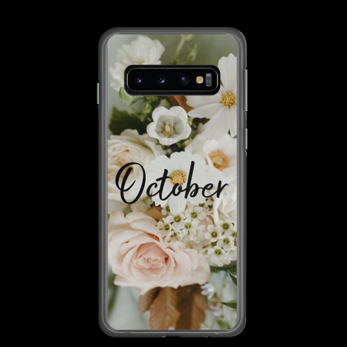 October Birth Flower Clear Case for Samsung®.