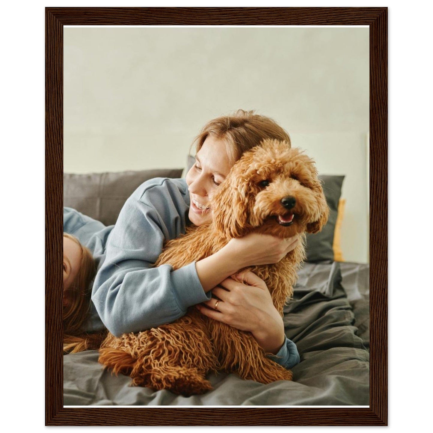 Rebels Sea Print Material 20x25 cm / 8x10″ / Dark wood frame / Ready-to-hang Customizable Premium Matte Paper Wooden Framed Poster