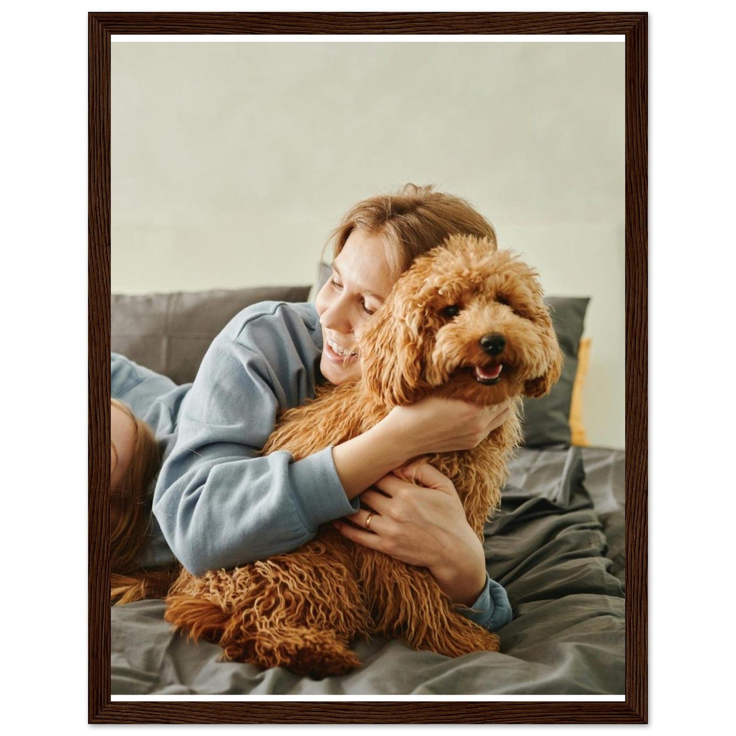 Rebels Sea Print Material 27x35 cm / 11x14″ / Dark wood frame / Ready-to-hang Customizable Premium Matte Paper Wooden Framed Poster