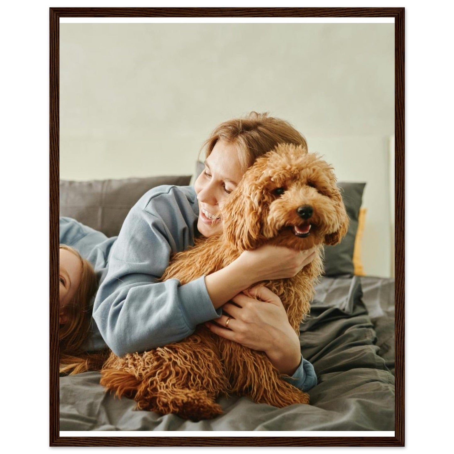 Rebels Sea Print Material 40x50 cm / 16x20″ / Dark wood frame / Ready-to-hang Customizable Premium Matte Paper Wooden Framed Poster