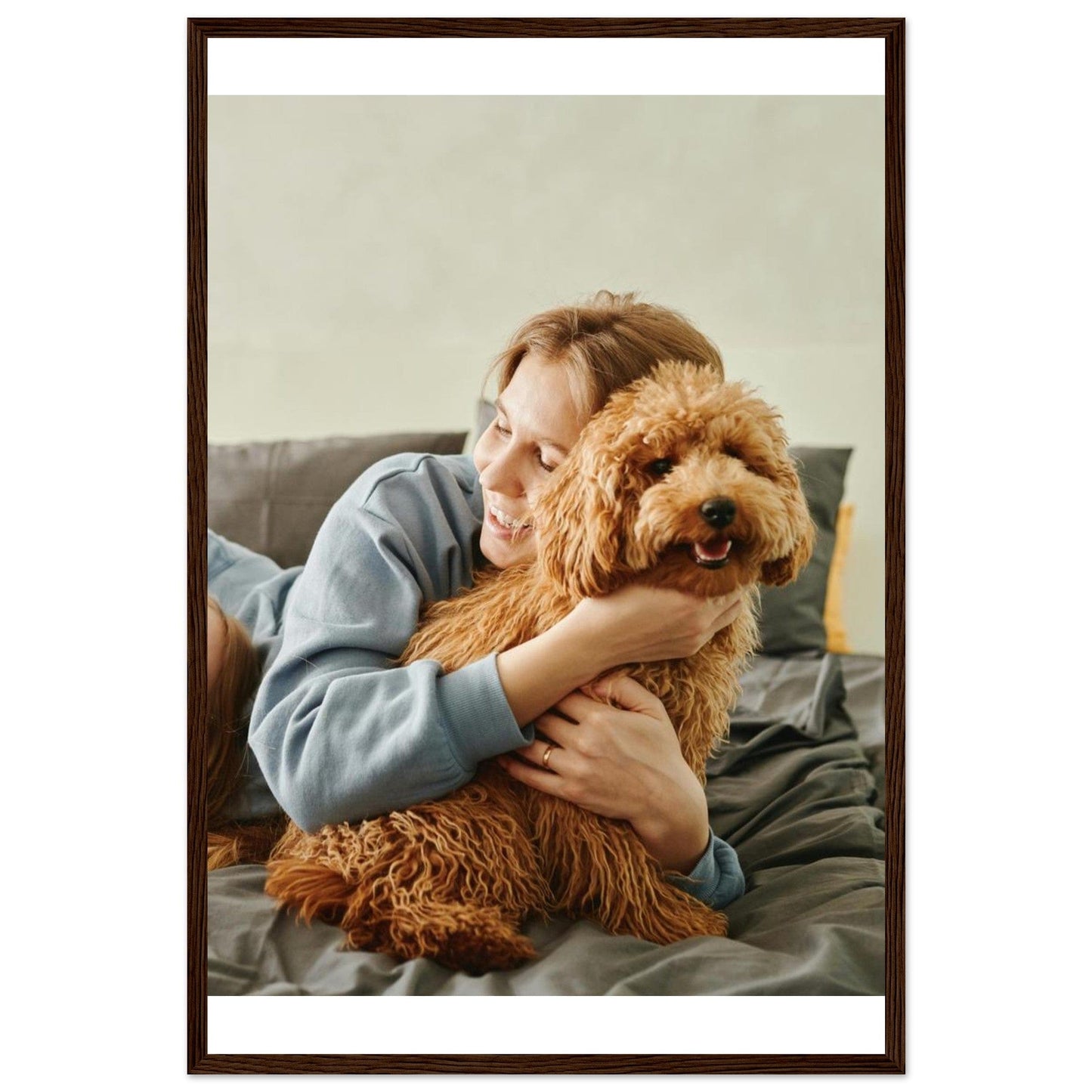 Rebels Sea Print Material 40x60 cm / 16x24″ / Dark wood frame / Ready-to-hang Customizable Premium Matte Paper Wooden Framed Poster