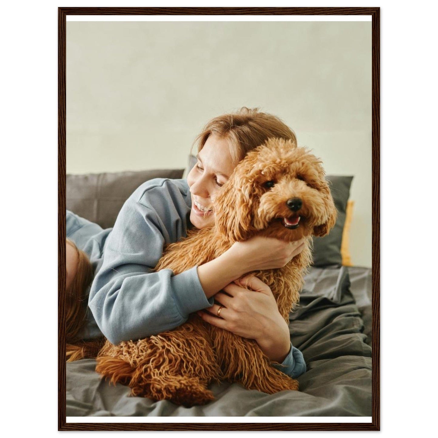 Rebels Sea Print Material 45x60 cm / 18x24″ / Dark wood frame / Ready-to-hang Customizable Premium Matte Paper Wooden Framed Poster