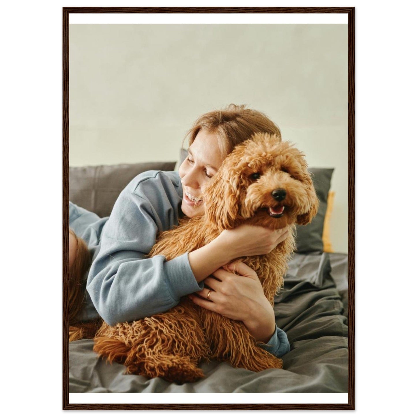 Rebels Sea Print Material 50x70 cm / 20x28″ / Dark wood frame / Ready-to-hang Customizable Premium Matte Paper Wooden Framed Poster