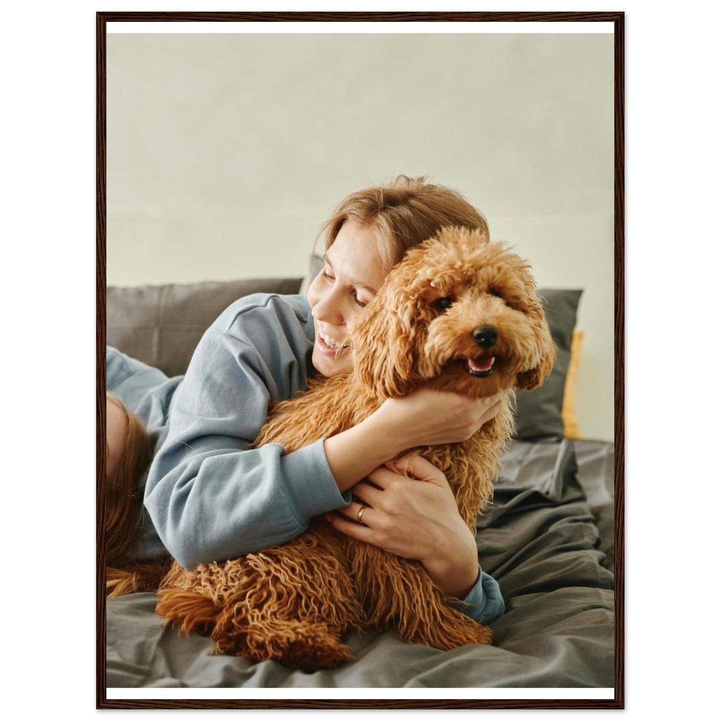 Rebels Sea Print Material 60x80 cm / 24x32″ / Dark wood frame / Ready-to-hang Customizable Premium Matte Paper Wooden Framed Poster