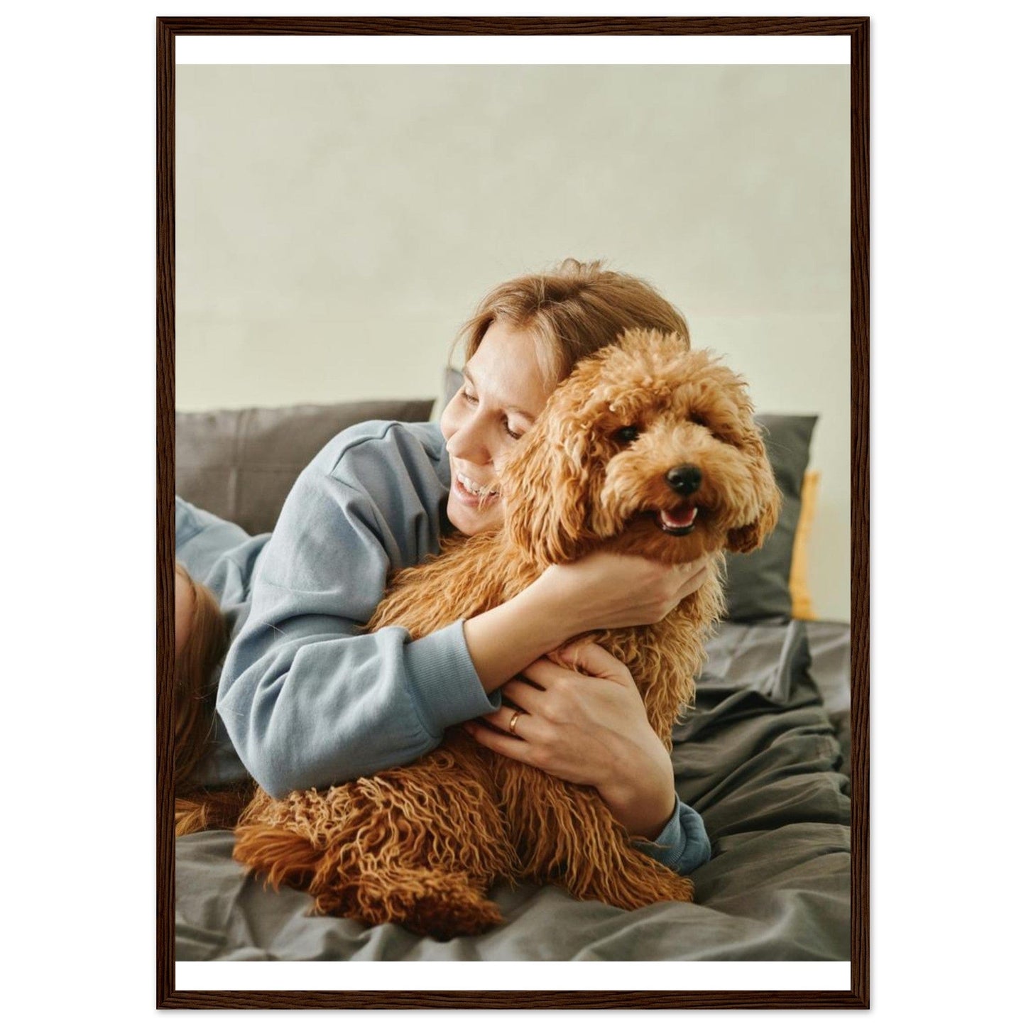 Rebels Sea Print Material A2 (42 x 59.4 cm) / Dark wood frame / Ready-to-hang Customizable Premium Matte Paper Wooden Framed Poster