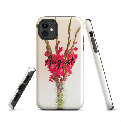 August Birth Flower Tough Case for iPhone®