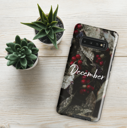 December Birth Flower Tough case for Samsung®