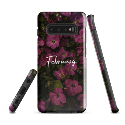 February Birth Flower Tough case for Samsung®