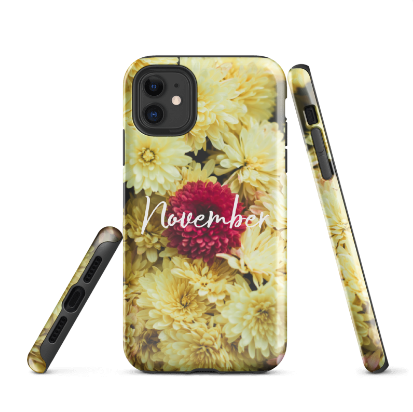 November Birth Flower Tough Case for iPhone®