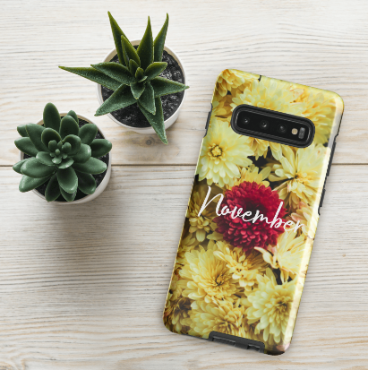 November Birth Flower Tough case for Samsung®