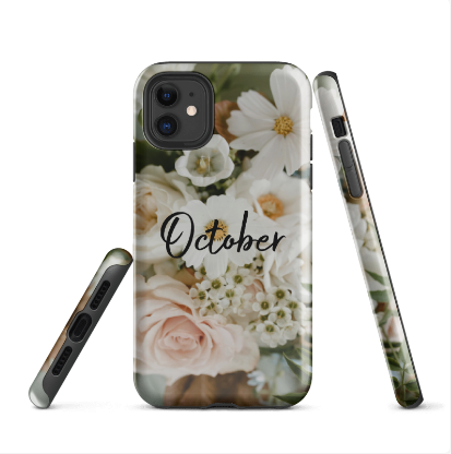 October Birth Flower Tough Case for iPhone®