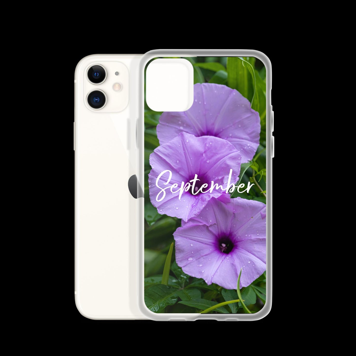 September Birth Flower Clear Case for iPhone®.