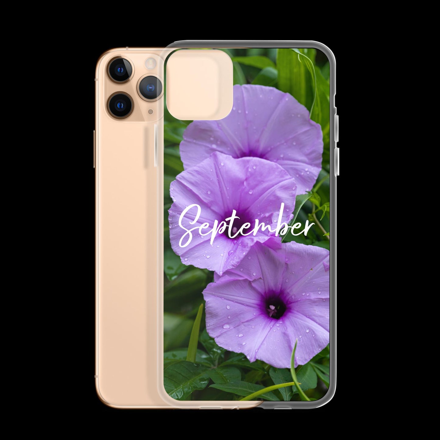 September Birth Flower Clear Case for iPhone®.
