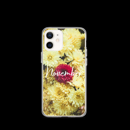 November Birth Flower Clear Case for iPhone®.