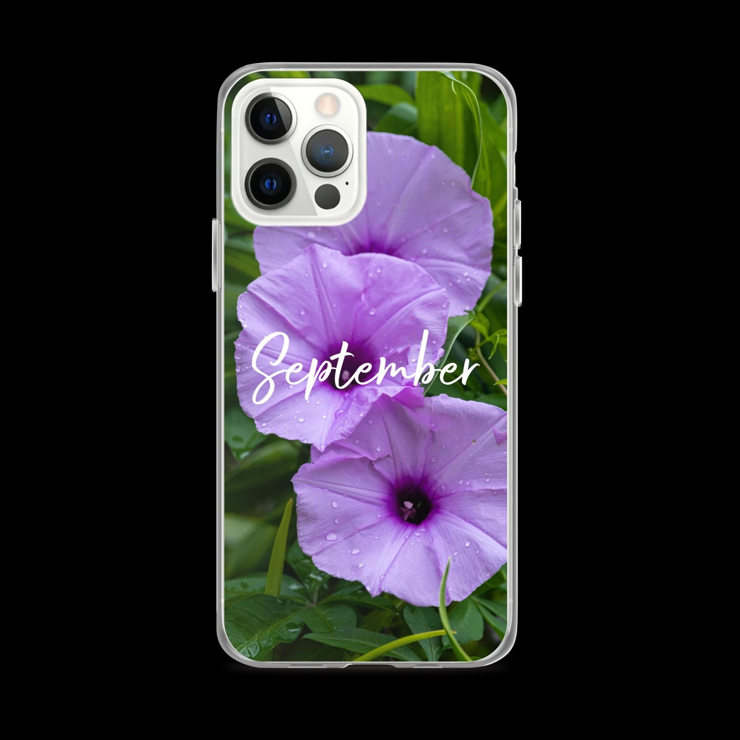 September Birth Flower Clear Case for iPhone®.