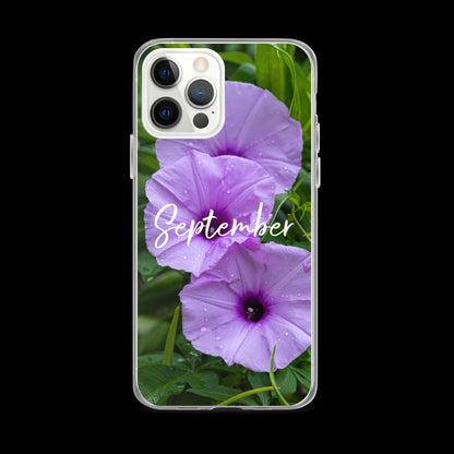 September Birth Flower Clear Case for iPhone®.