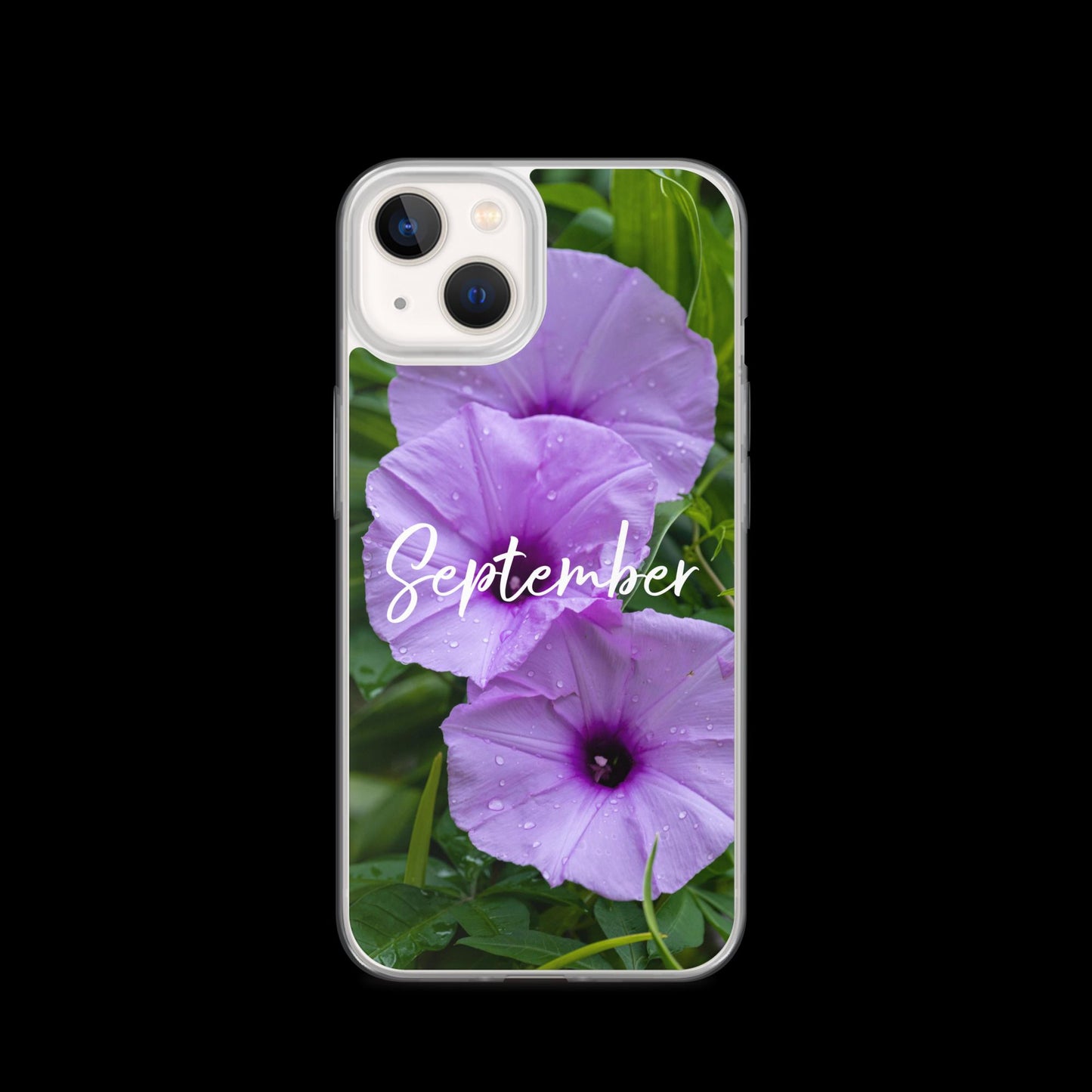 September Birth Flower Clear Case for iPhone®.