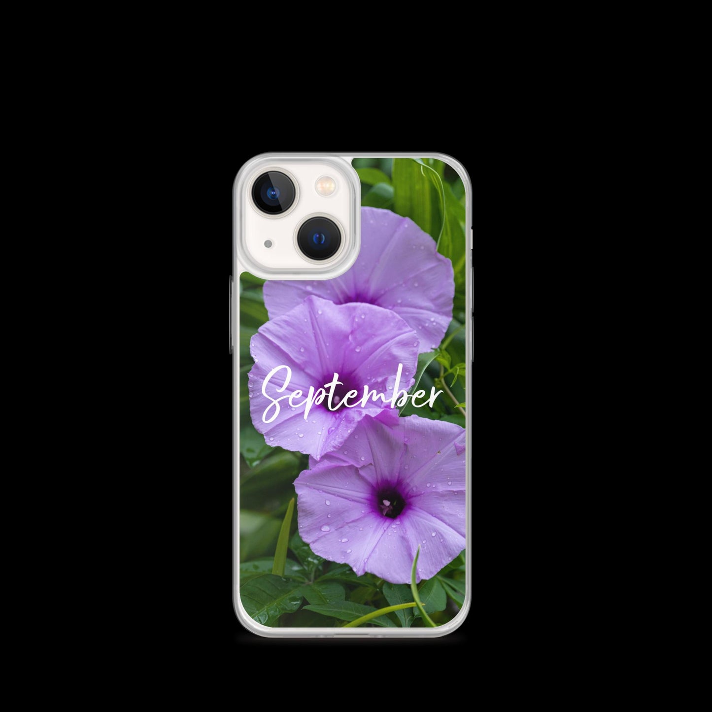 September Birth Flower Clear Case for iPhone®.