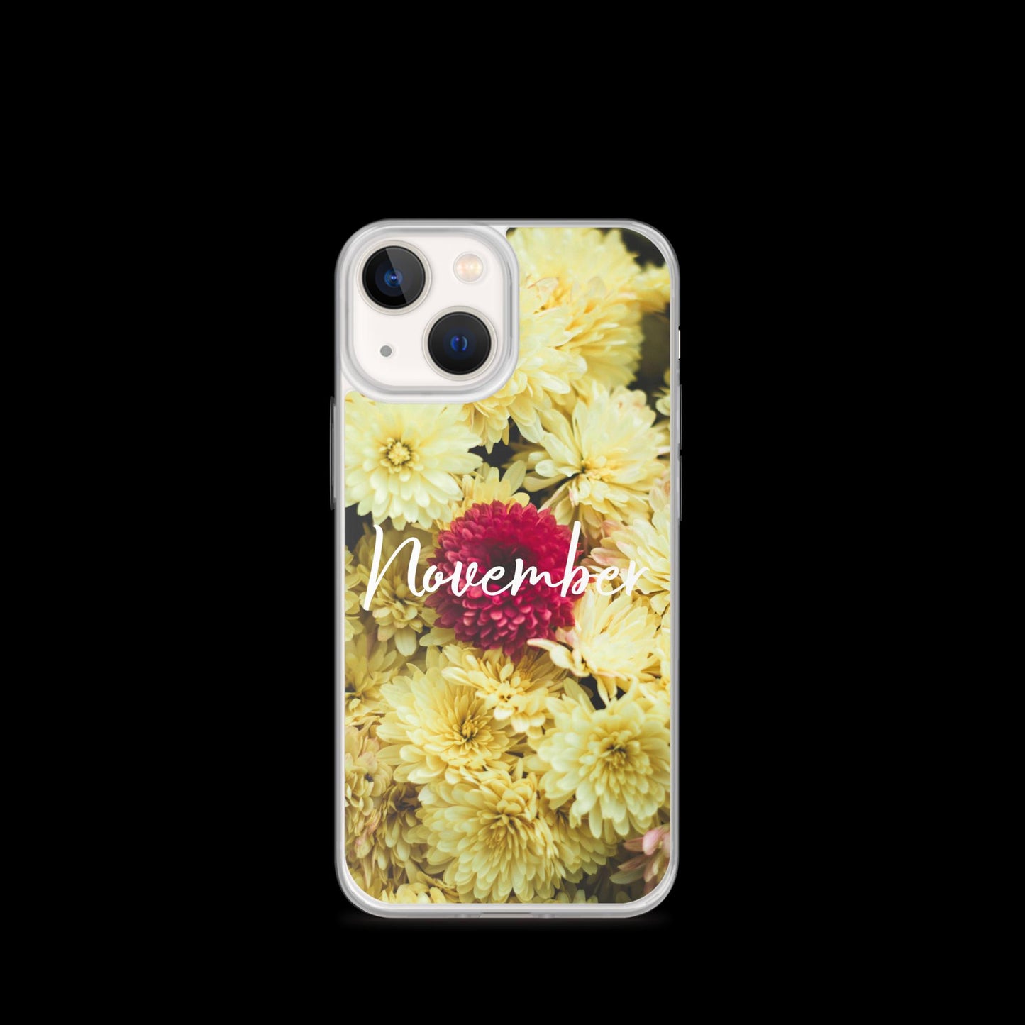 November Birth Flower Clear Case for iPhone®.
