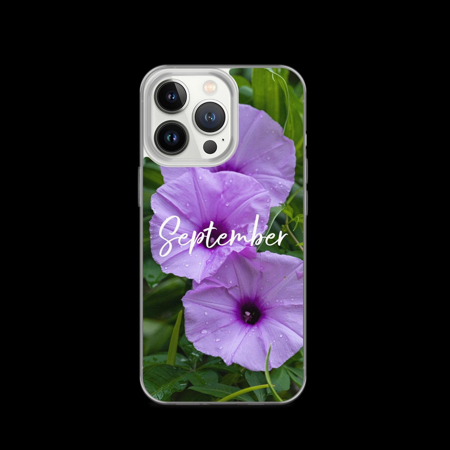 September Birth Flower Clear Case for iPhone®.