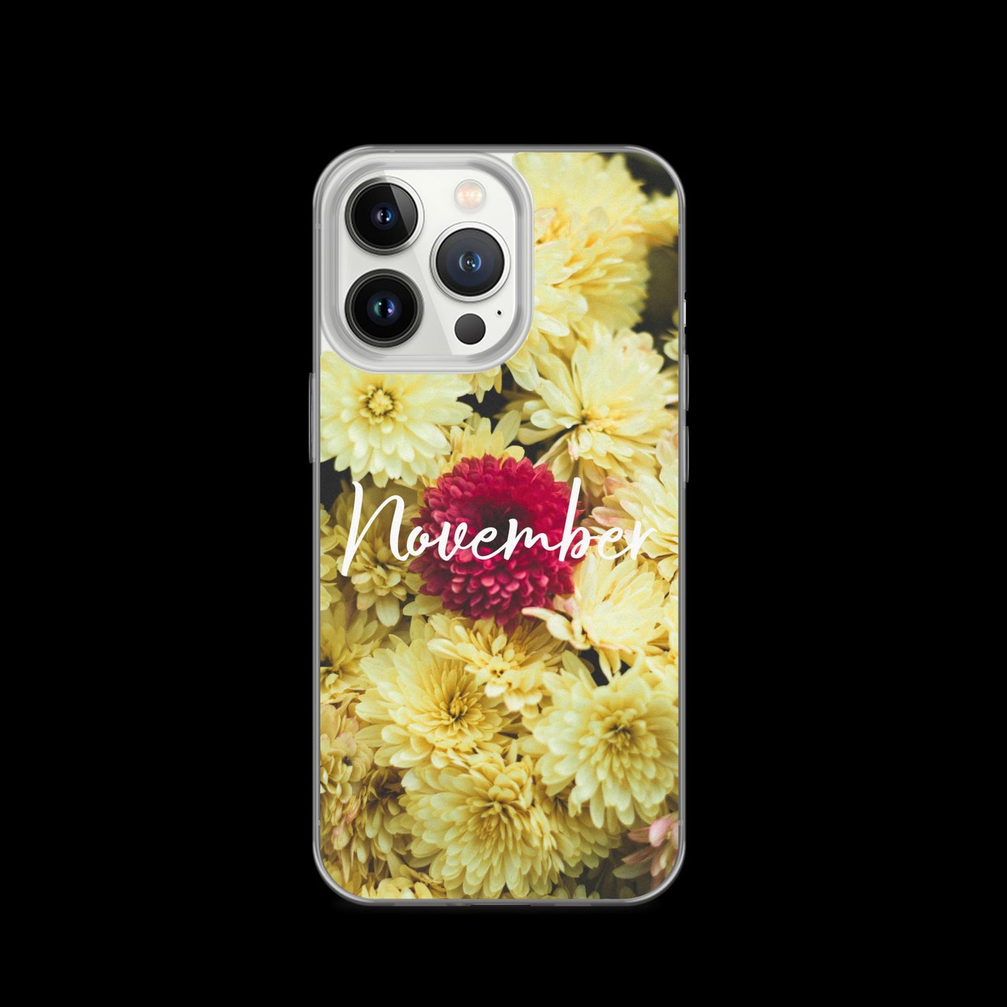 November Birth Flower Clear Case for iPhone®.