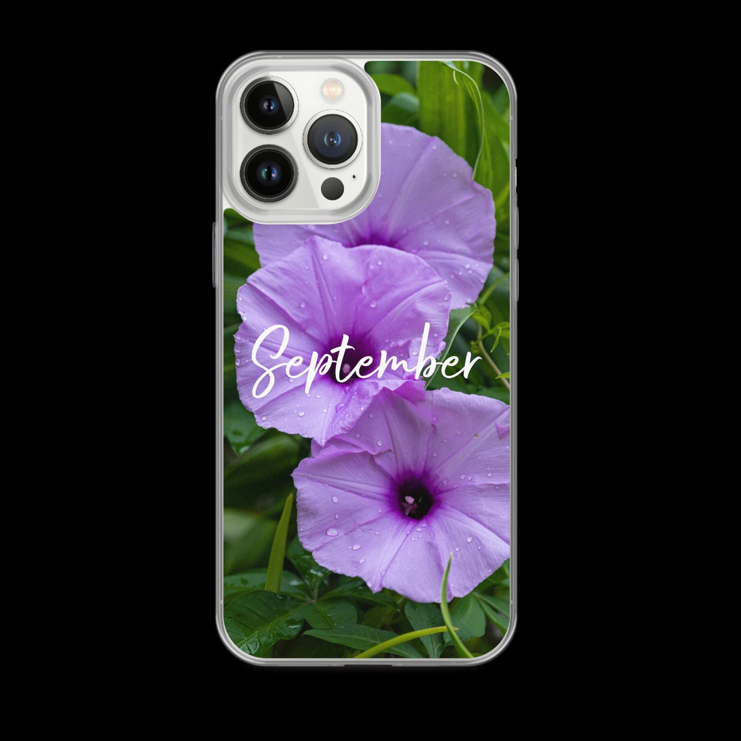 September Birth Flower Clear Case for iPhone®.
