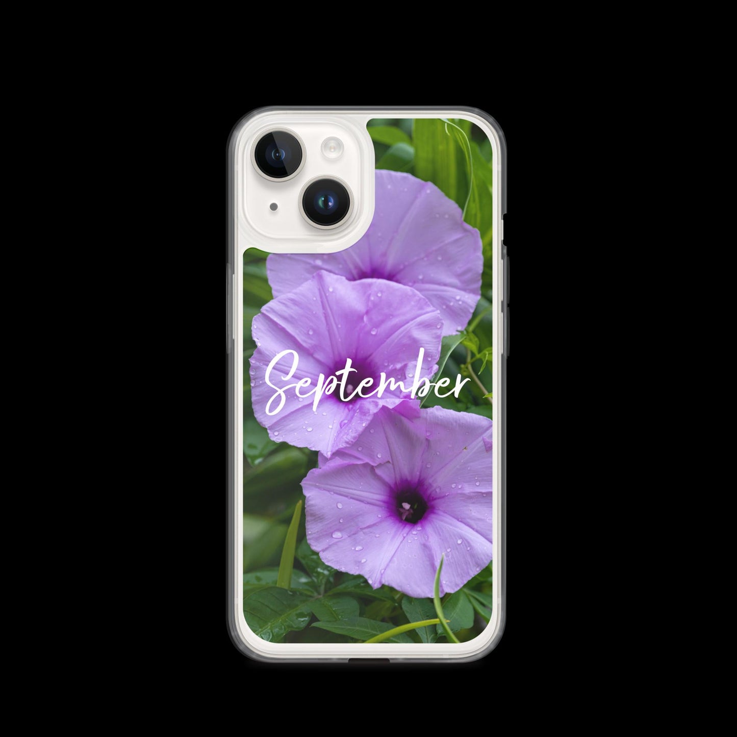September Birth Flower Clear Case for iPhone®.