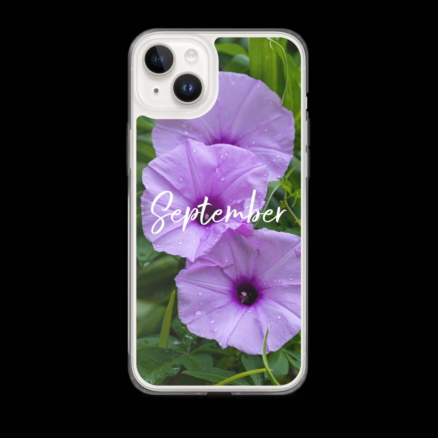 September Birth Flower Clear Case for iPhone®.
