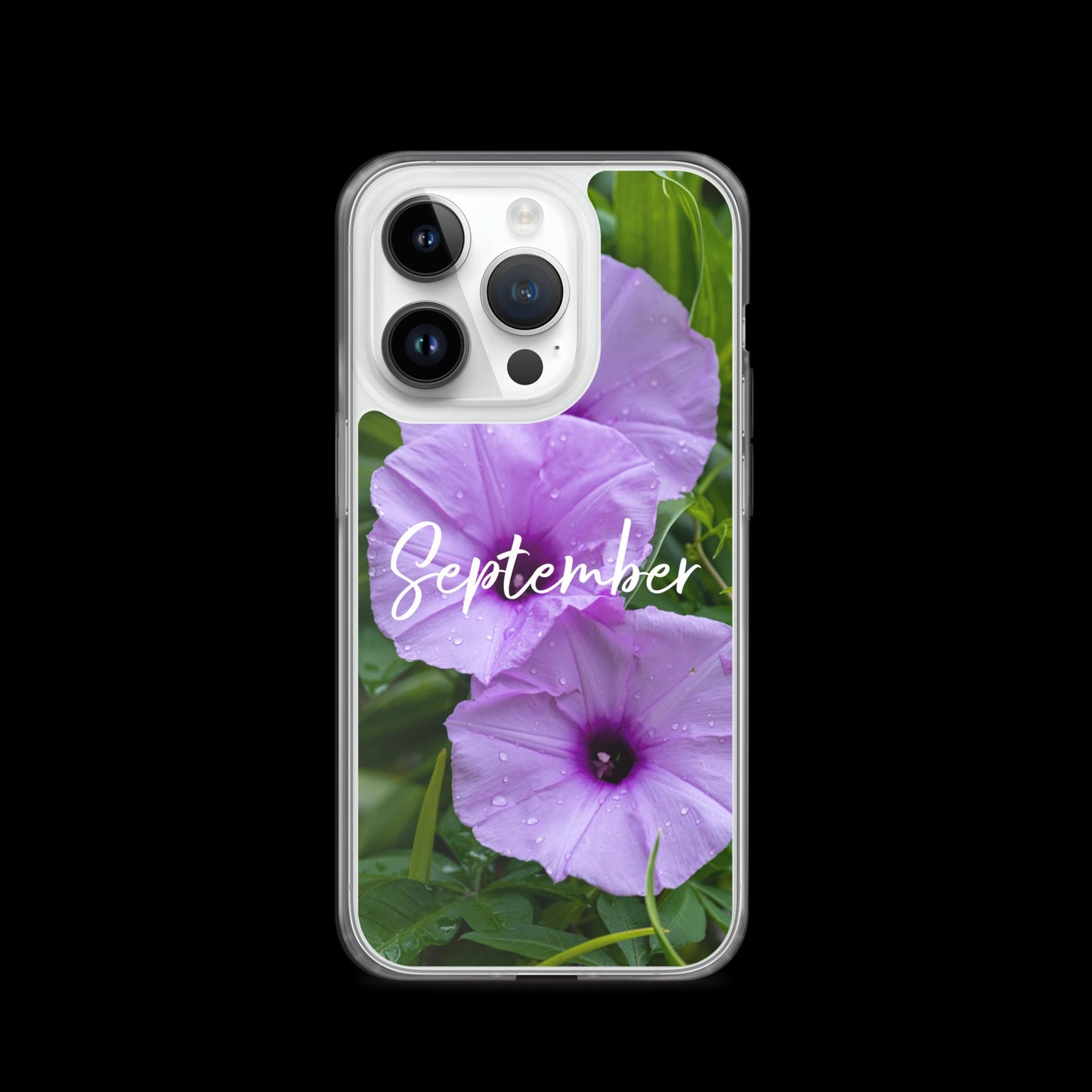 September Birth Flower Clear Case for iPhone®.