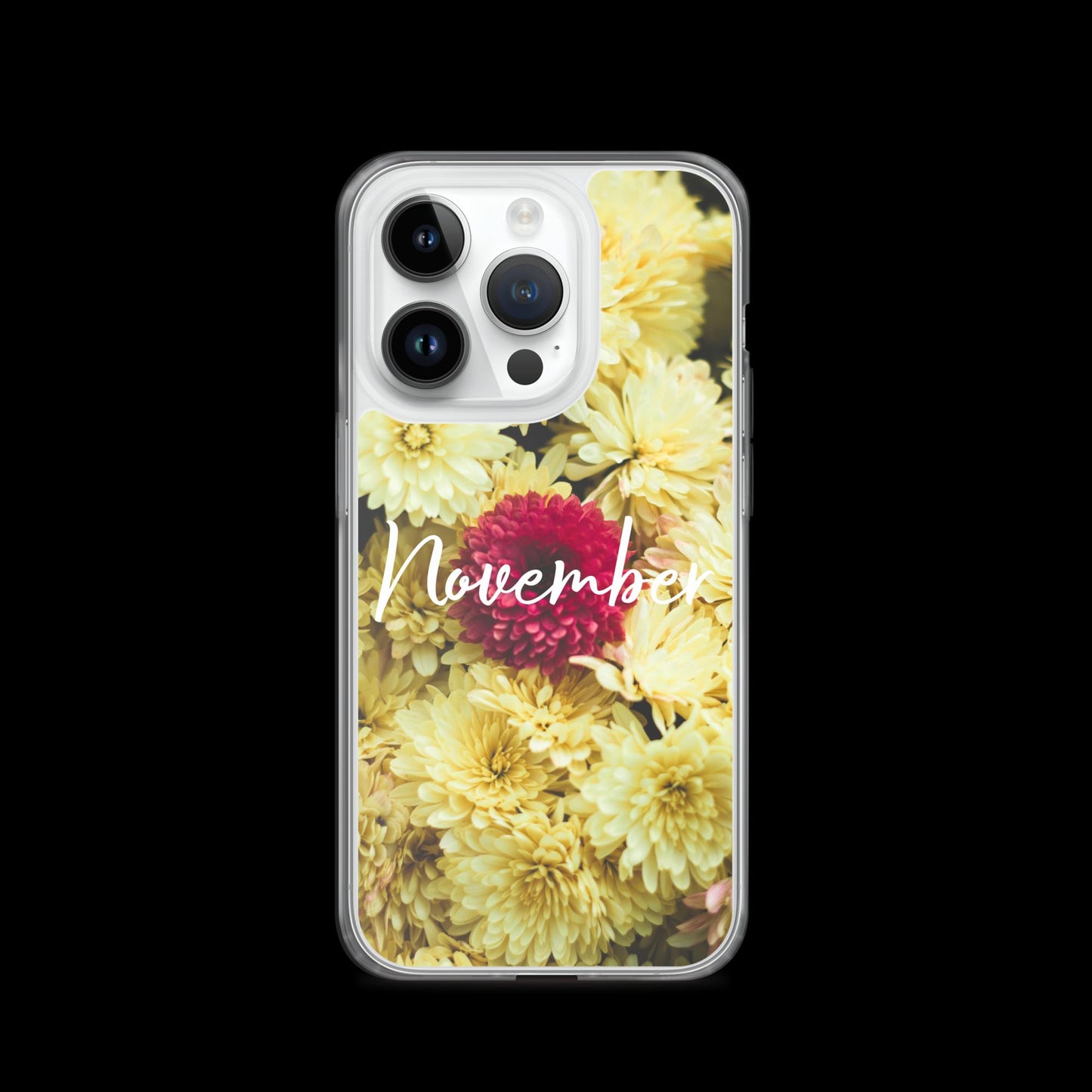 November Birth Flower Clear Case for iPhone®.