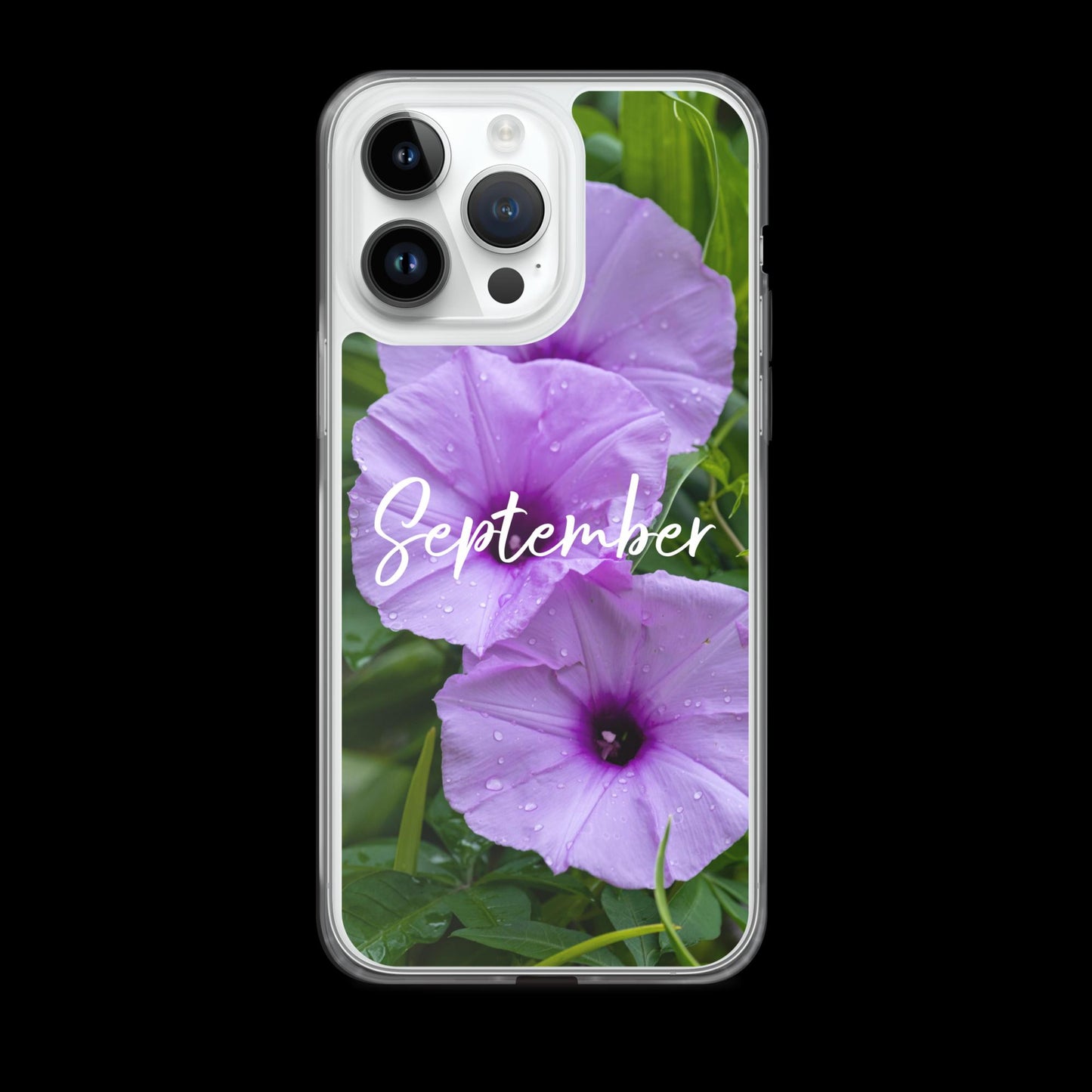 September Birth Flower Clear Case for iPhone®.