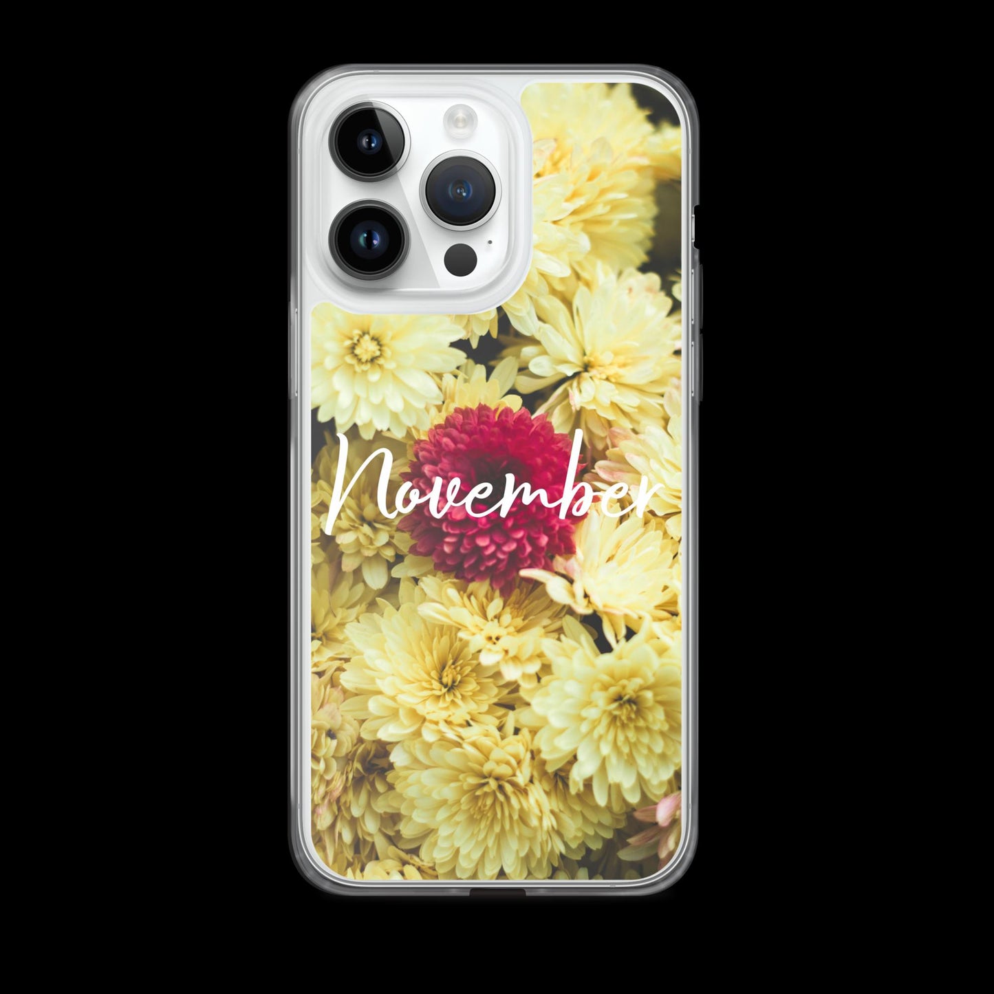 November Birth Flower Clear Case for iPhone®.