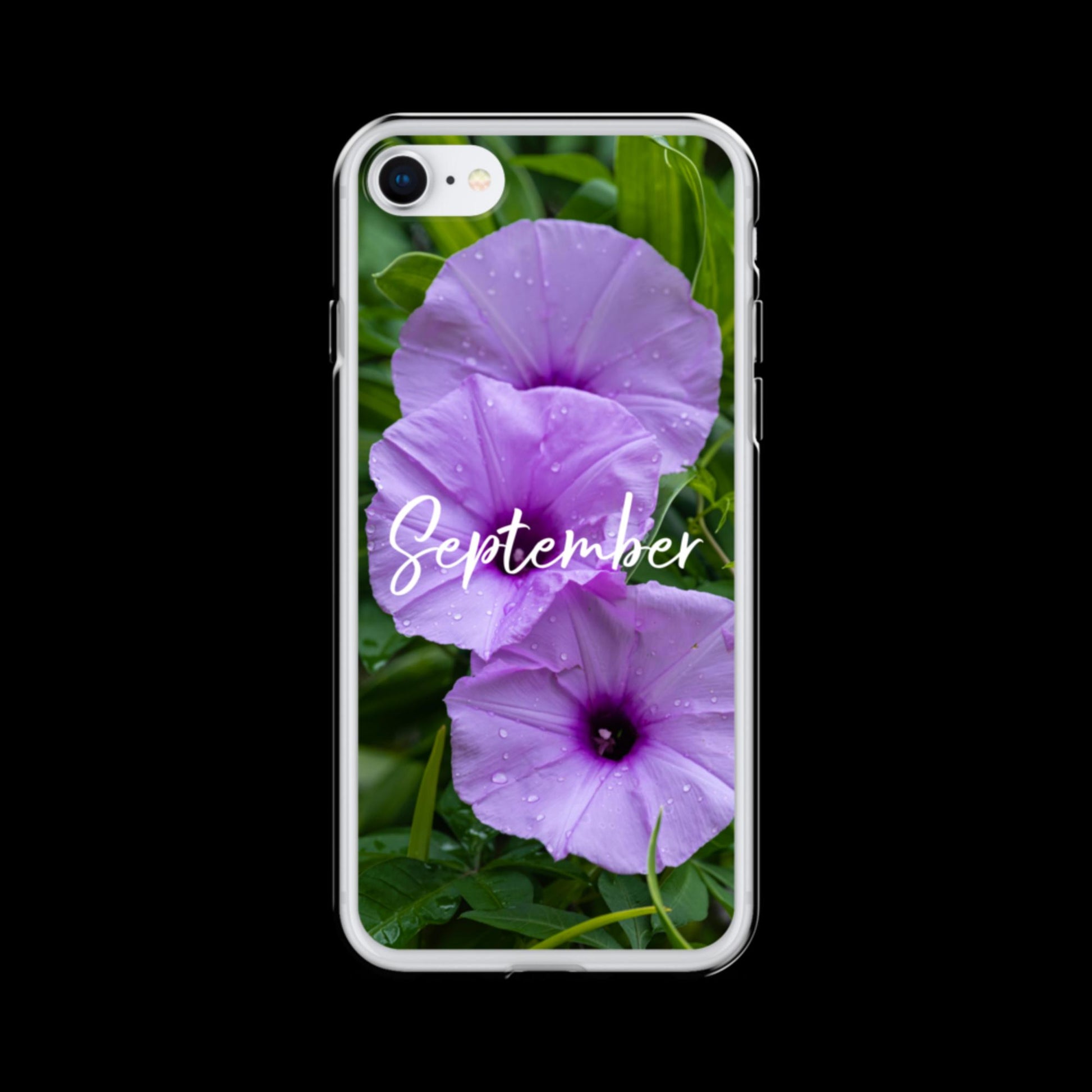 September Birth Flower Clear Case for iPhone®.