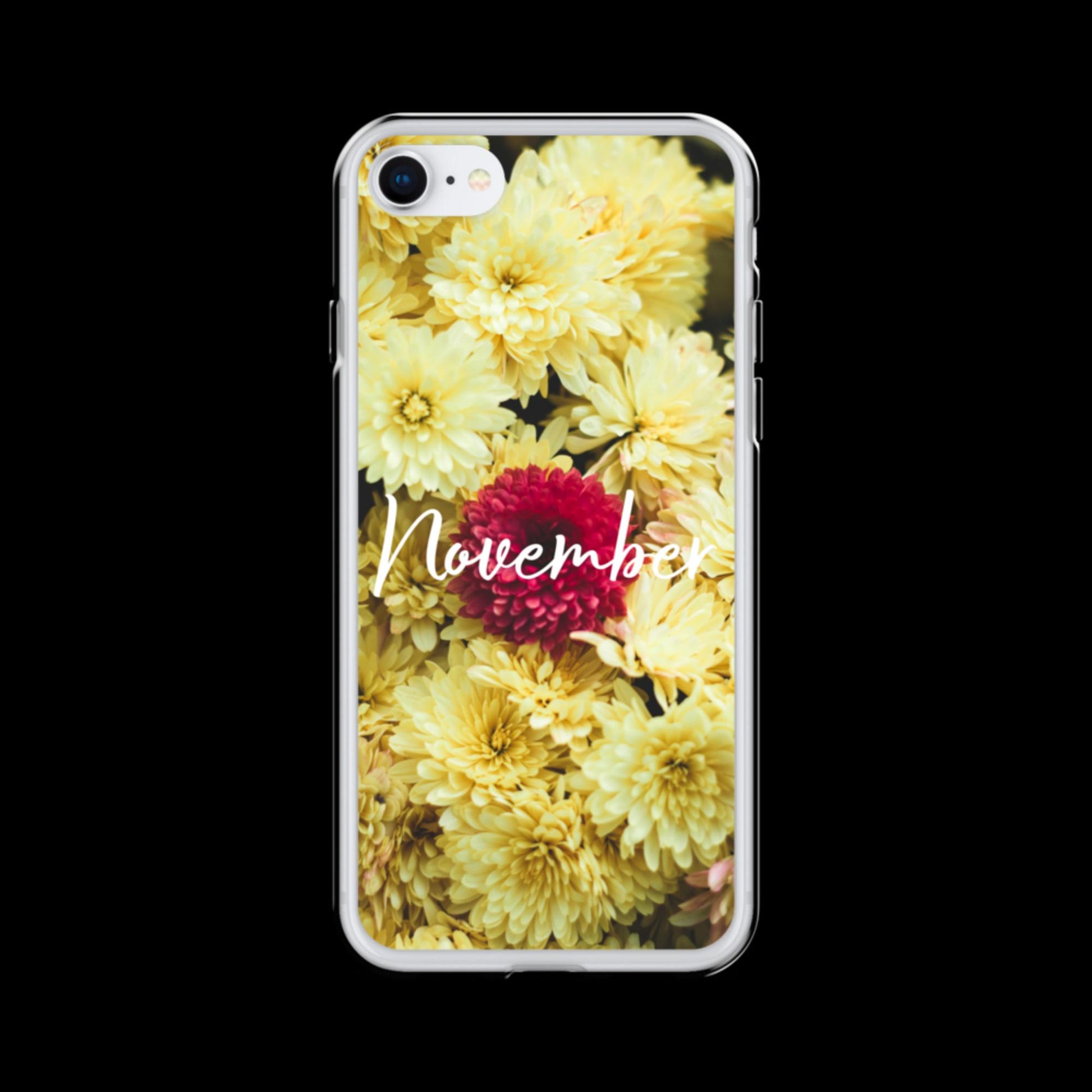 November Birth Flower Clear Case for iPhone®.
