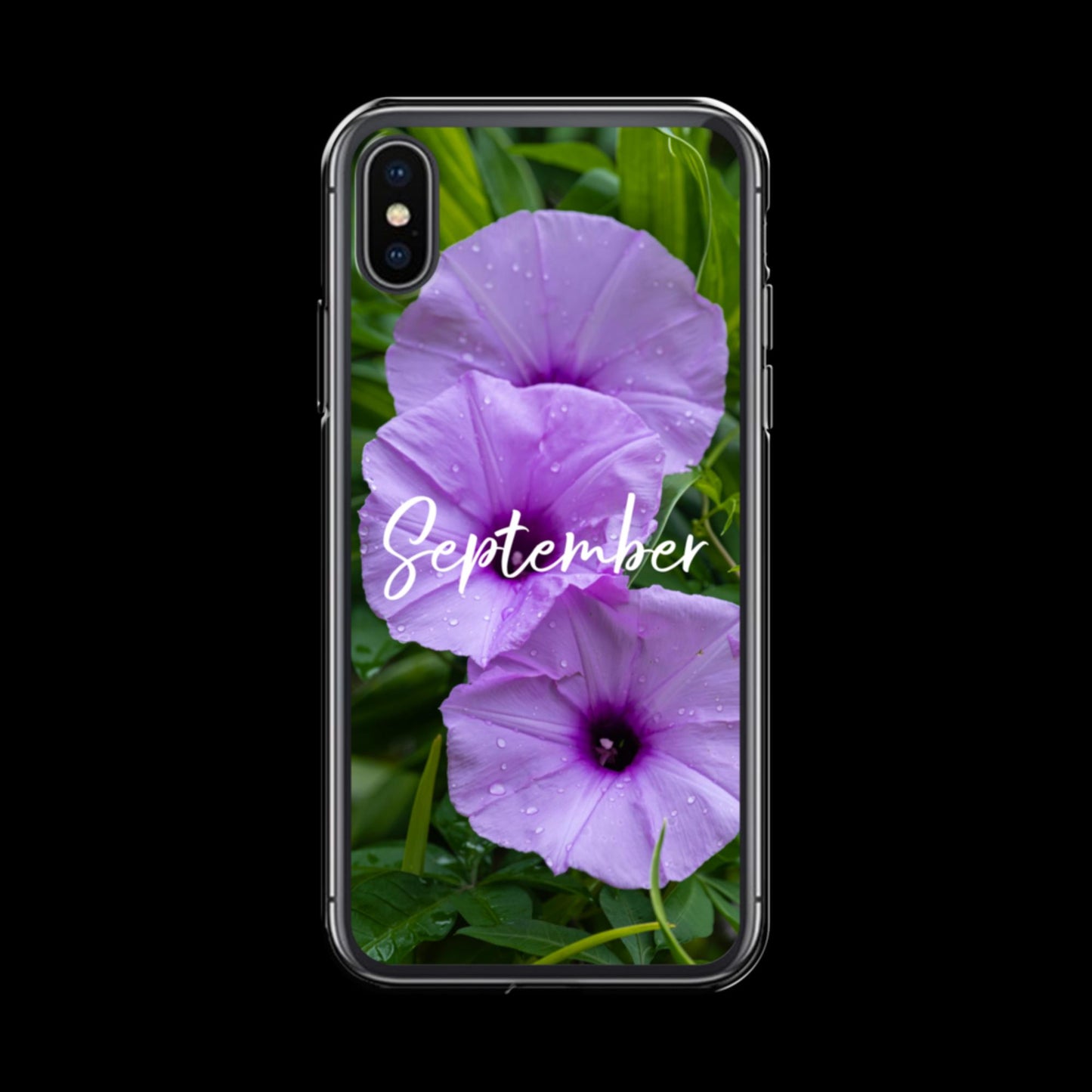 September Birth Flower Clear Case for iPhone®.