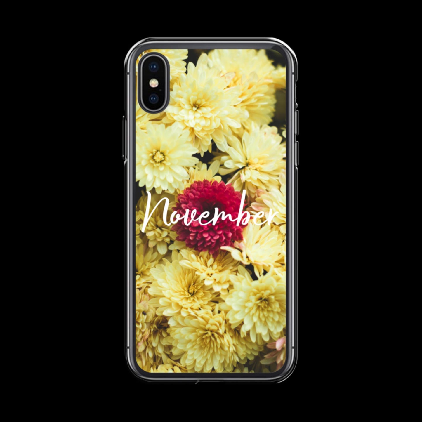 November Birth Flower Clear Case for iPhone®.