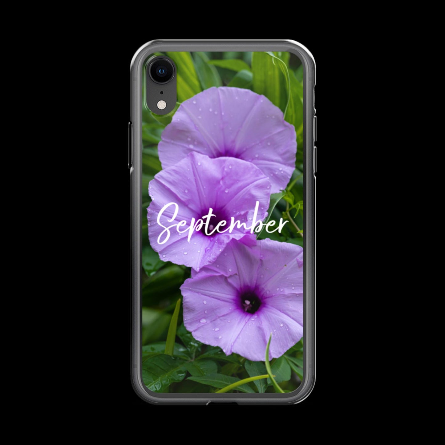 September Birth Flower Clear Case for iPhone®.
