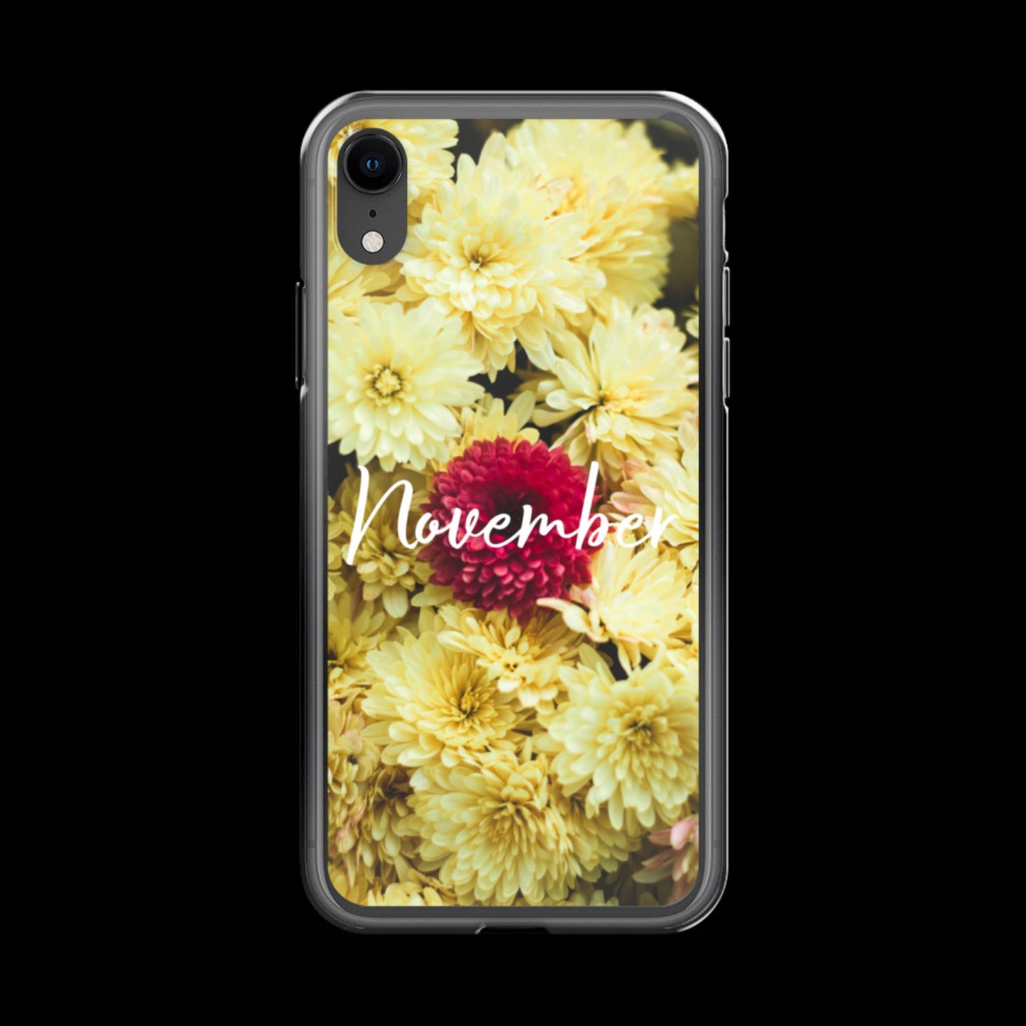 November Birth Flower Clear Case for iPhone®.