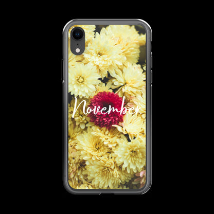 November Birth Flower Clear Case for iPhone®.