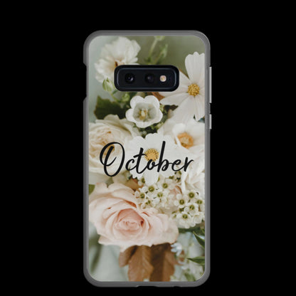 October Birth Flower Clear Case for Samsung®.