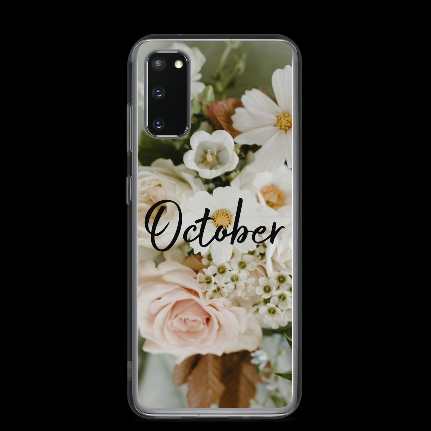 October Birth Flower Clear Case for Samsung®.