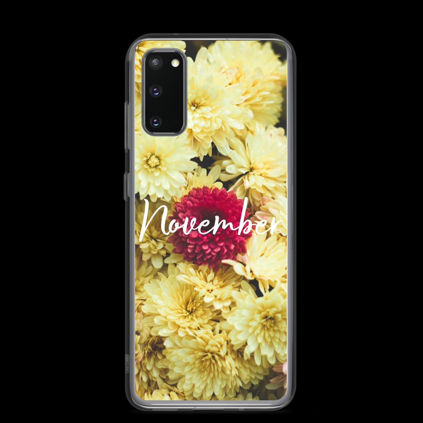 November Birth Flower Clear Case for Samsung®.