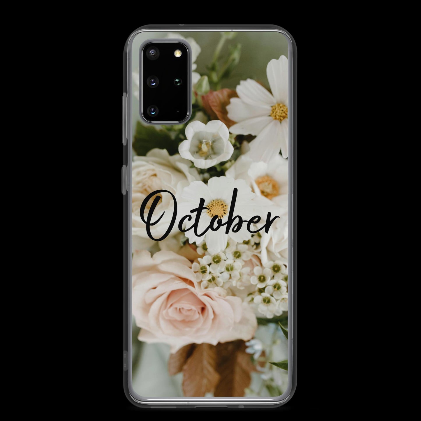 October Birth Flower Clear Case for Samsung®.