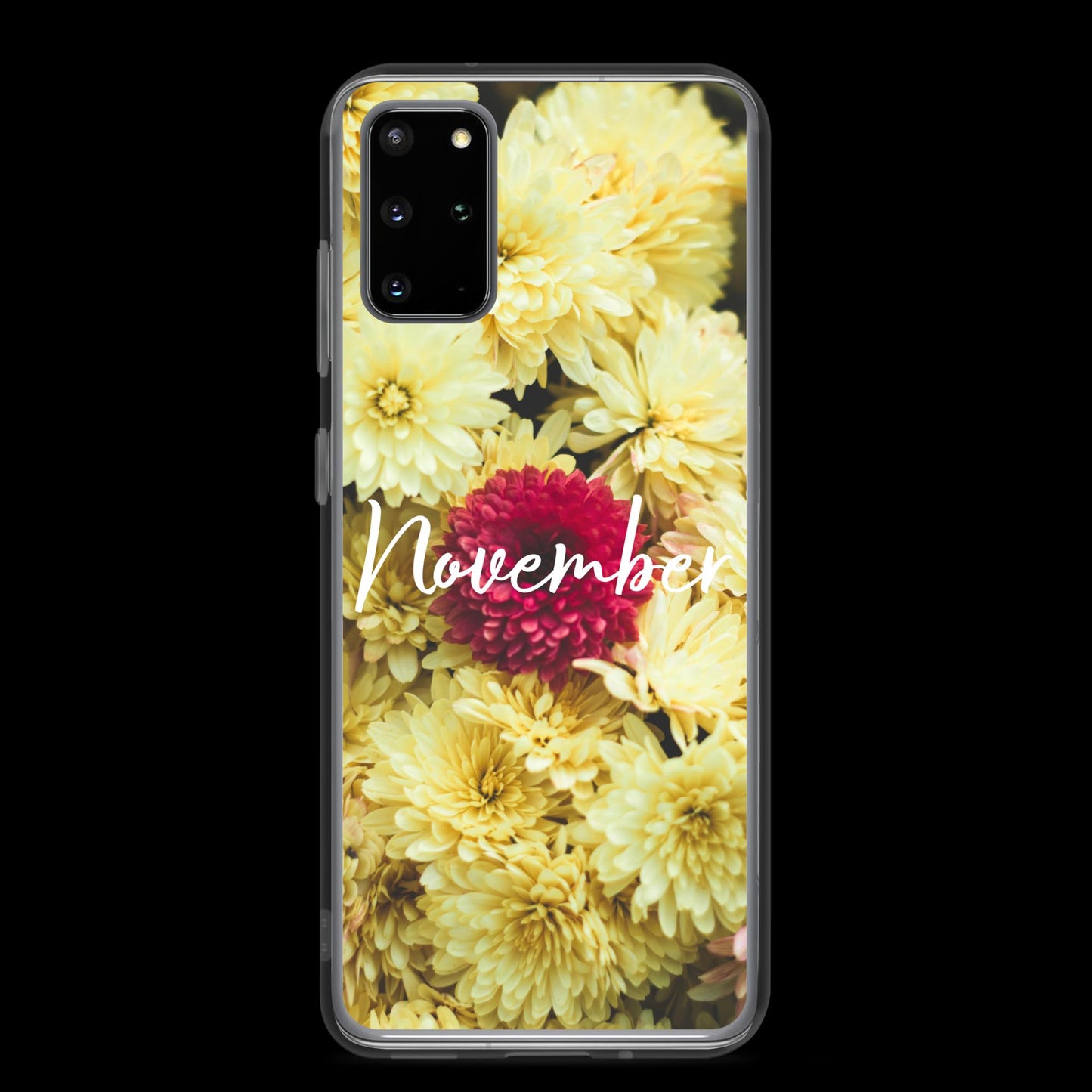 November Birth Flower Clear Case for Samsung®.