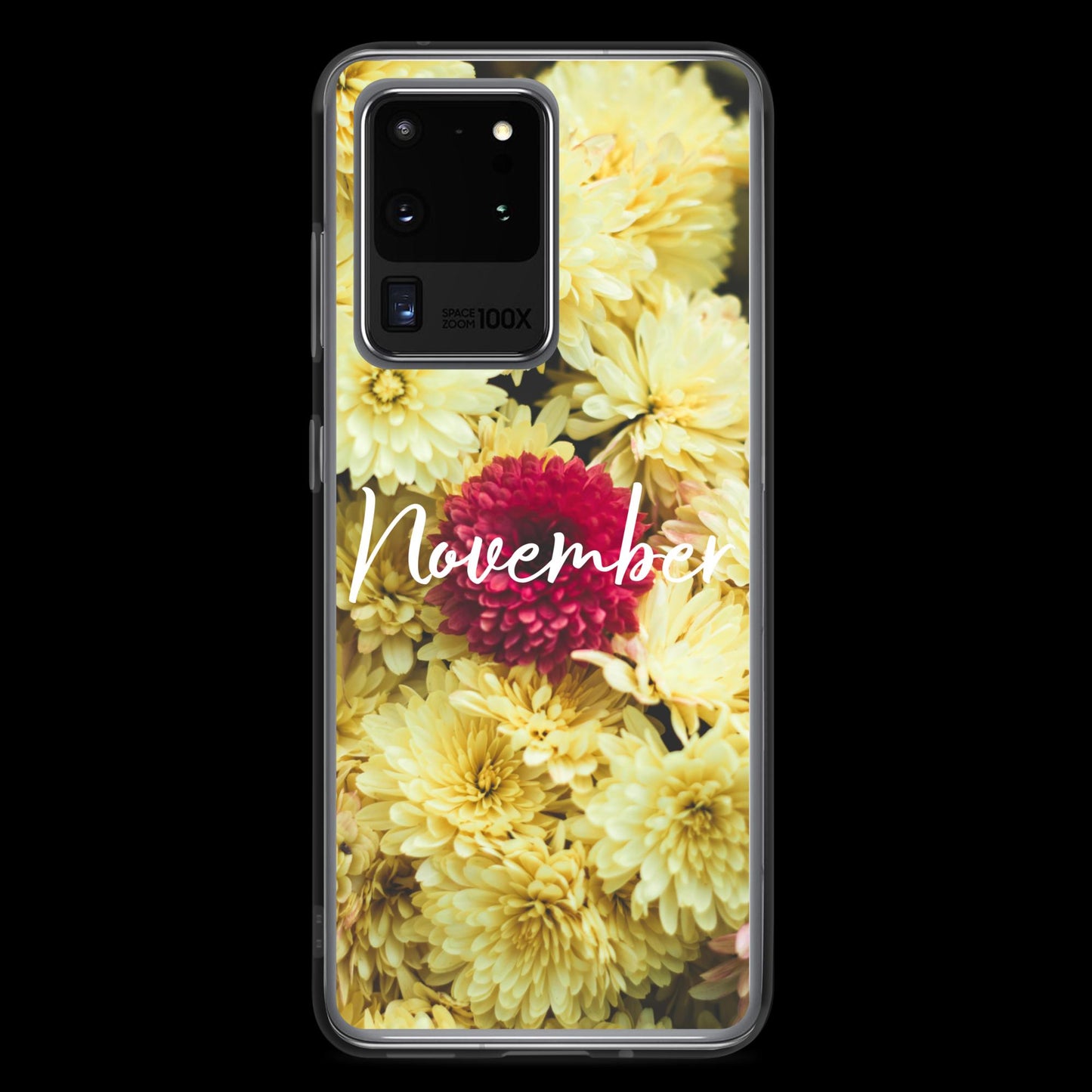 November Birth Flower Clear Case for Samsung®.