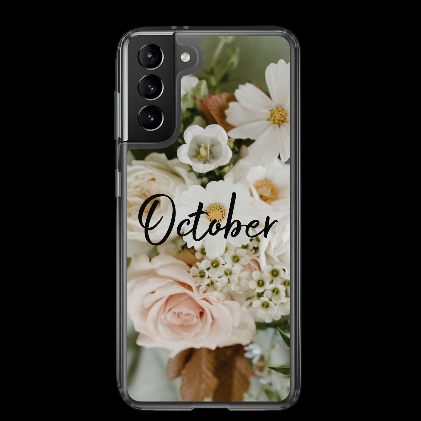 October Birth Flower Clear Case for Samsung®.
