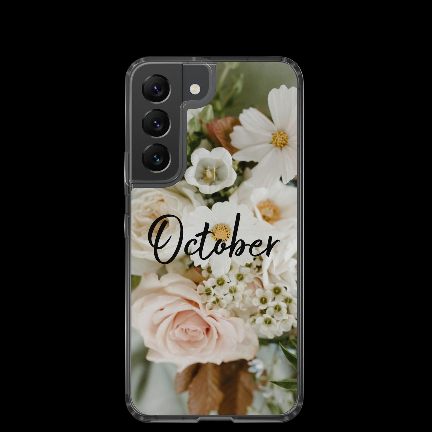 October Birth Flower Clear Case for Samsung®.