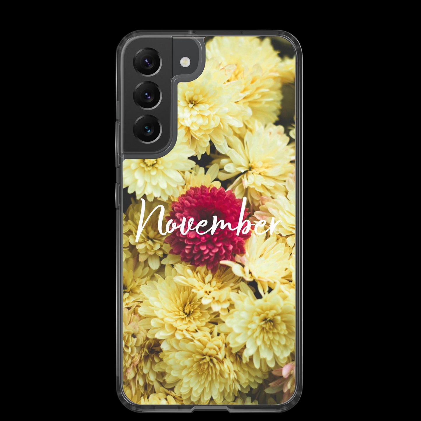 November Birth Flower Clear Case for Samsung®.
