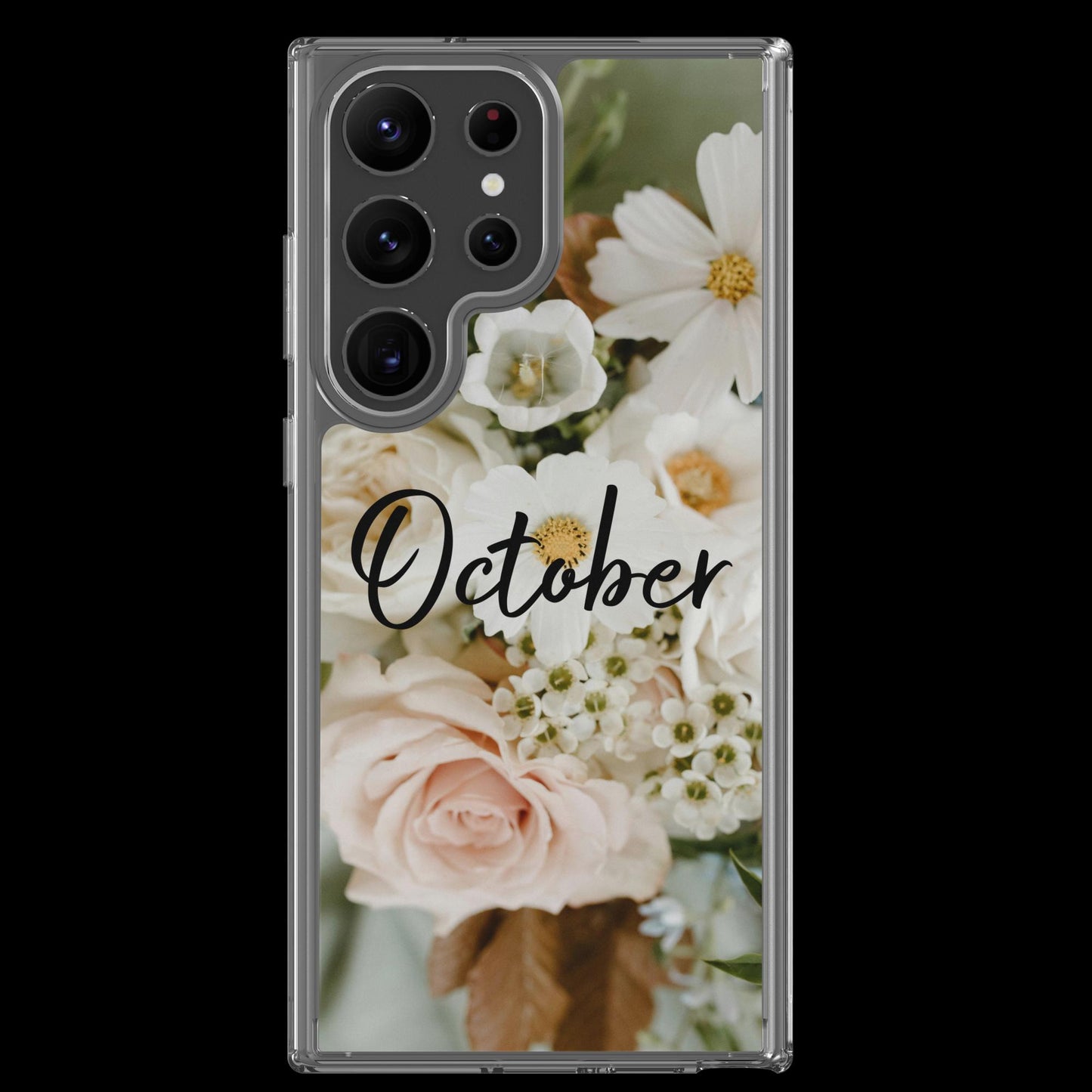 October Birth Flower Clear Case for Samsung®.